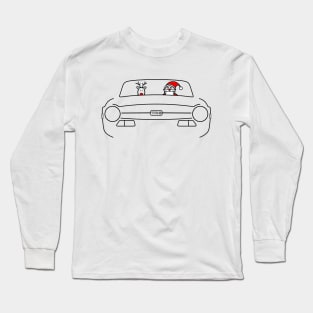 Triumph TR6 classic British sports car Christmas special edition Long Sleeve T-Shirt